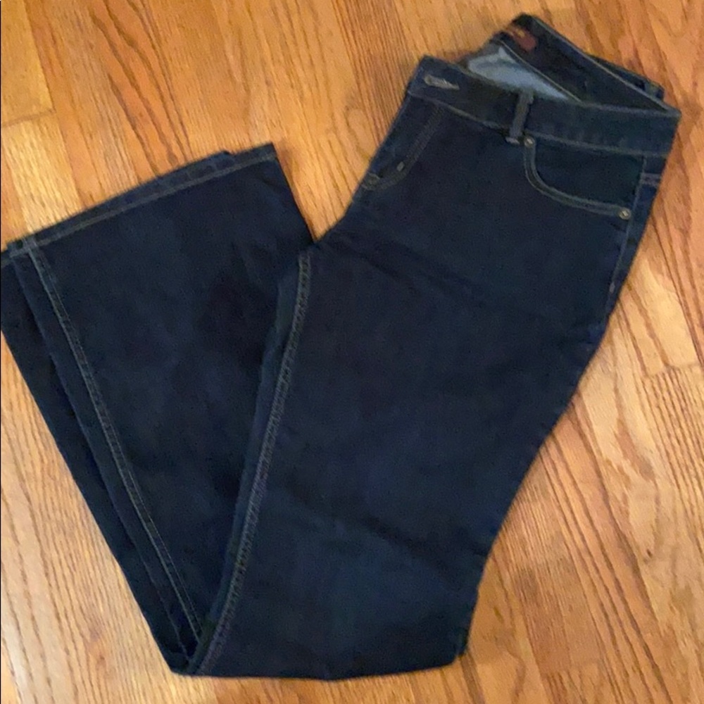 The limited flattering wide leg  jeans size 12
